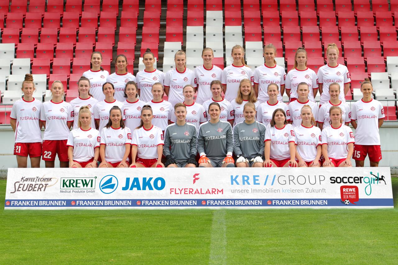 Würzburger Kickers Frauenteam der Saison 2023/24