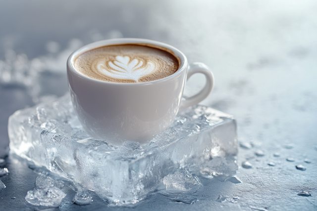 Eiskalter Kaffee