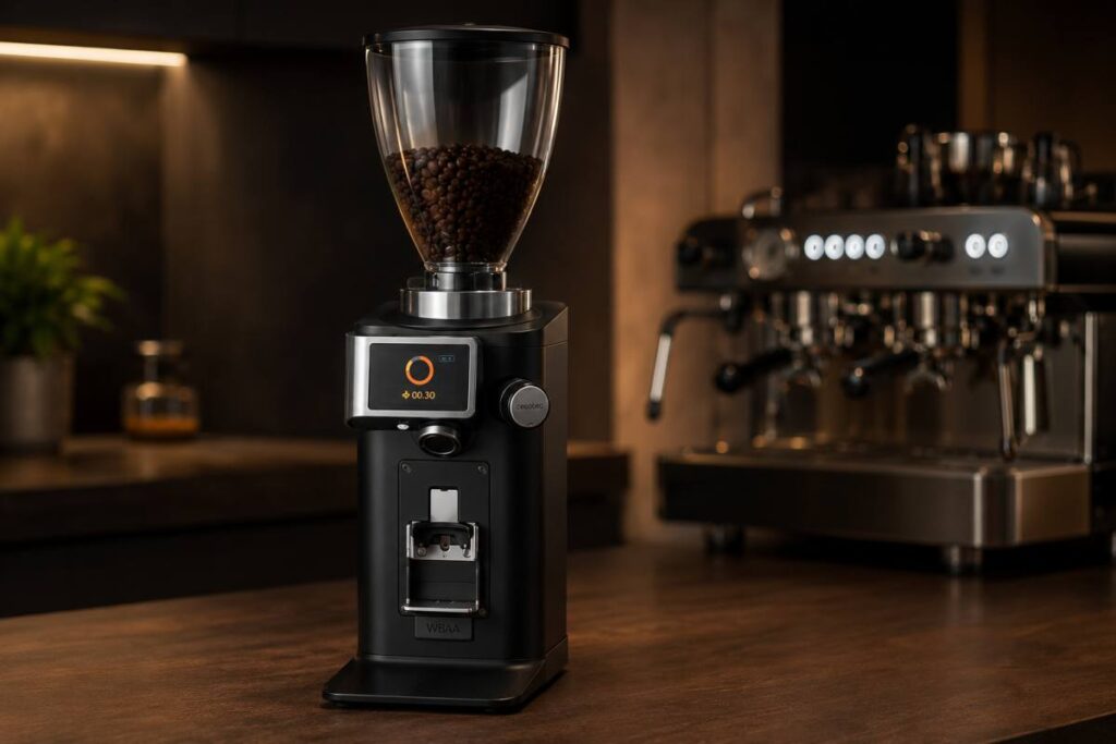 KI generiertes Bild einer Ceado REV Espressomühle