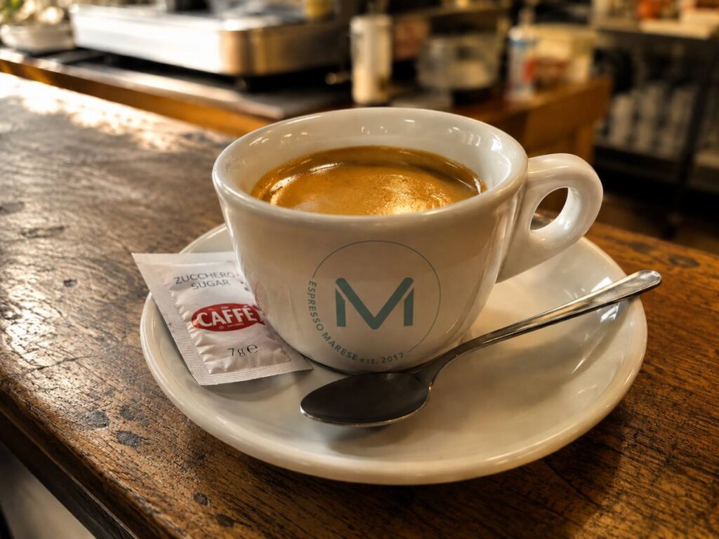 KI generiertes Bild einer Tasse Espresso